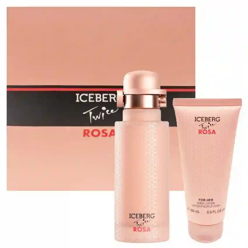 Set Cadou Iceberg Twice Rosa EDT 125 ml + Lotiune De Corp 100 ml