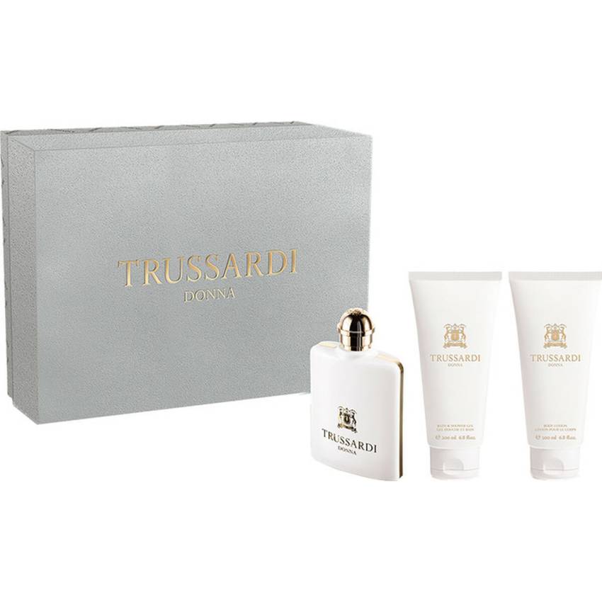 Set Cadou Trussardi 1911 Donna Urban Deluxe EDP 100 ml + Gel de duș 200 ml + Loțiune de corp 200 ml