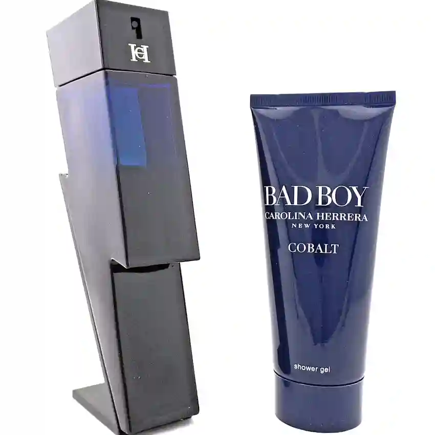 Set Cadou Carolina Herrera Bad Boy Cobalt Elixir EDP 100 ml + Gel De Duș 100 ml