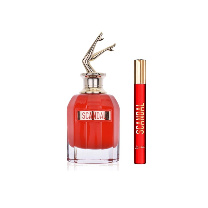 Set Cadou Jean Paul Gaultier Scandal Le Parfum EDP 80 ml +Spray de Calatorie EDP 10 ml