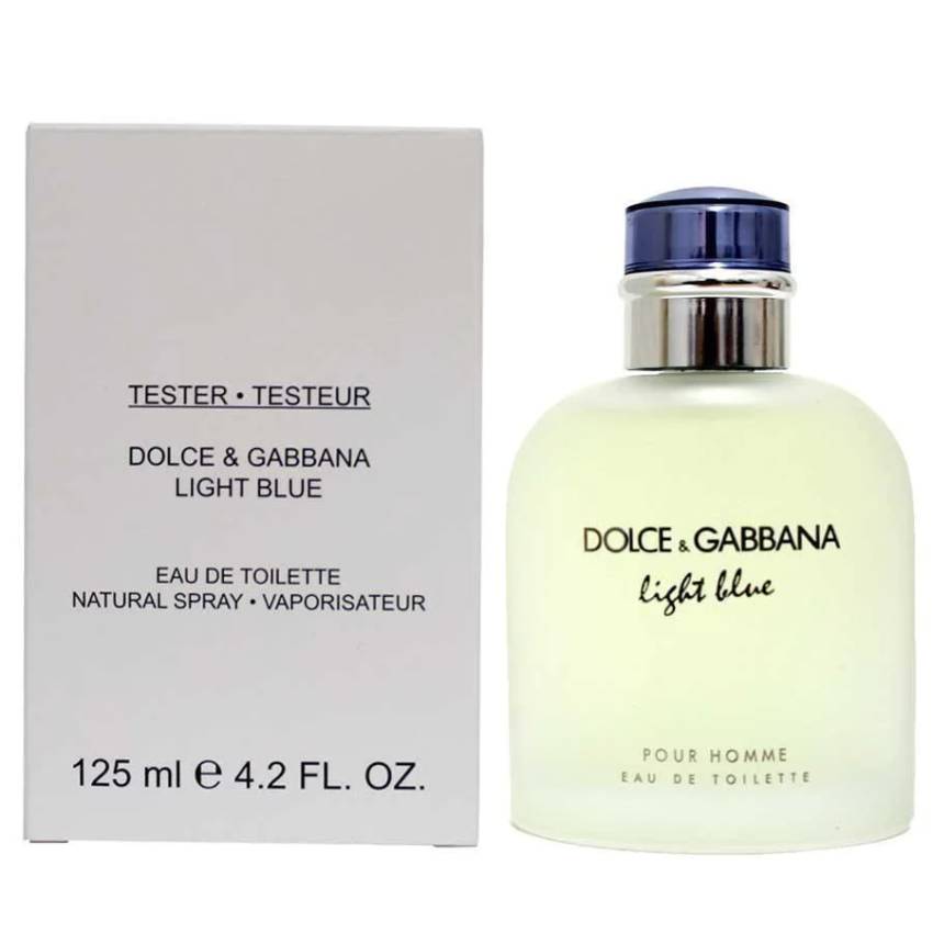 Tester Dolce & Gabbana Light Blue pour Homme EDT 125 ml (New Packing)