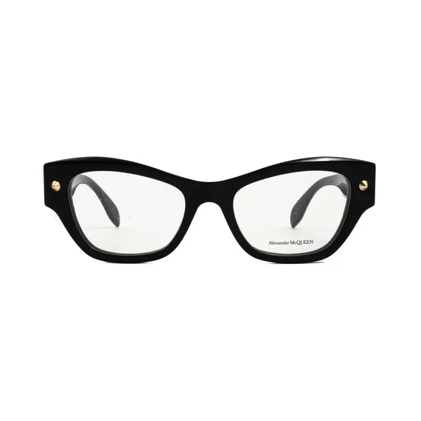 Alexander McQueen AM0429O-001 – Rame de vedere Femei, Negru, Butterfly