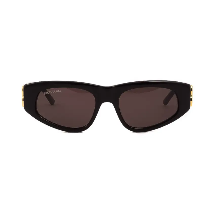 Balenciaga BB0095S-001 – Ochelari de soare Femei, Negru-Auriu