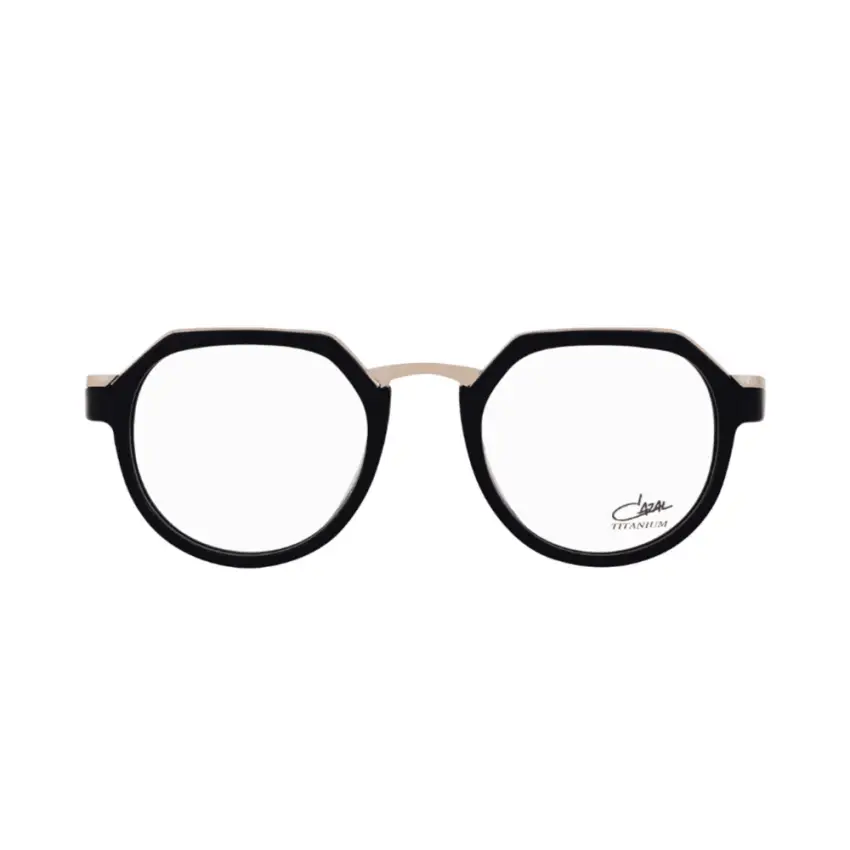 Cazal 6029 001 – Ochelari de soare Unisex, Negri, Rotunzi, 48 mm