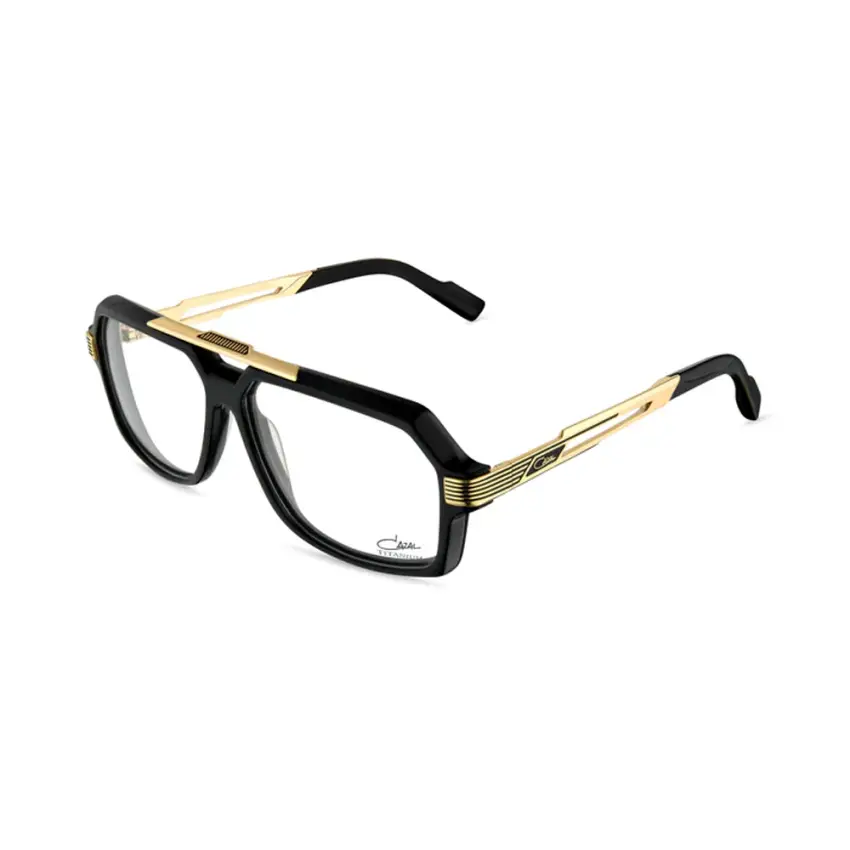Cazal 6034 001 60 – Ochelari de soare unisex, Negri, Pătrați, 60 mm
