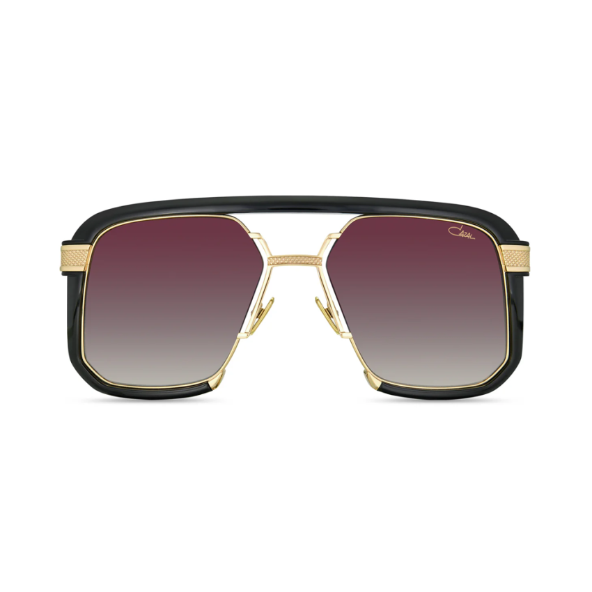 Cazal 682 001 57 – Ochelari de soare unisex, Negri, Pătrați, 57 mm