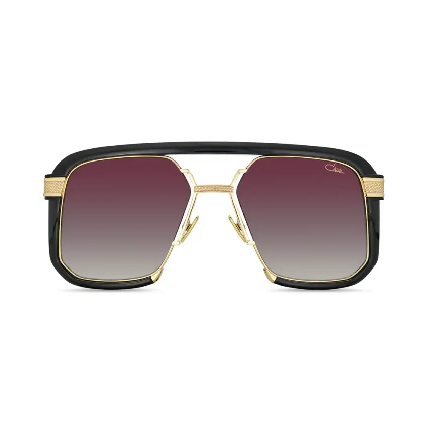 Cazal 682 001 57 – Ochelari de soare unisex, Negri, Pătrați, 57 mm