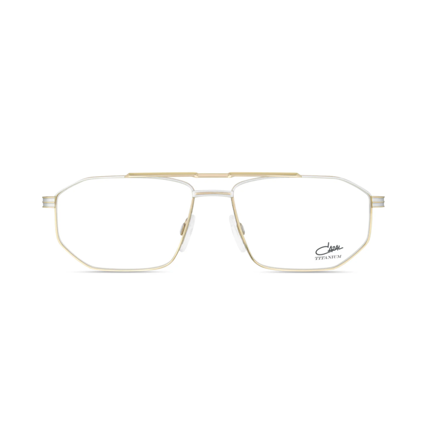 Cazal 7104 002 59 – Ochelari de soare unisex, Aurii, Pătrați, 59 mm