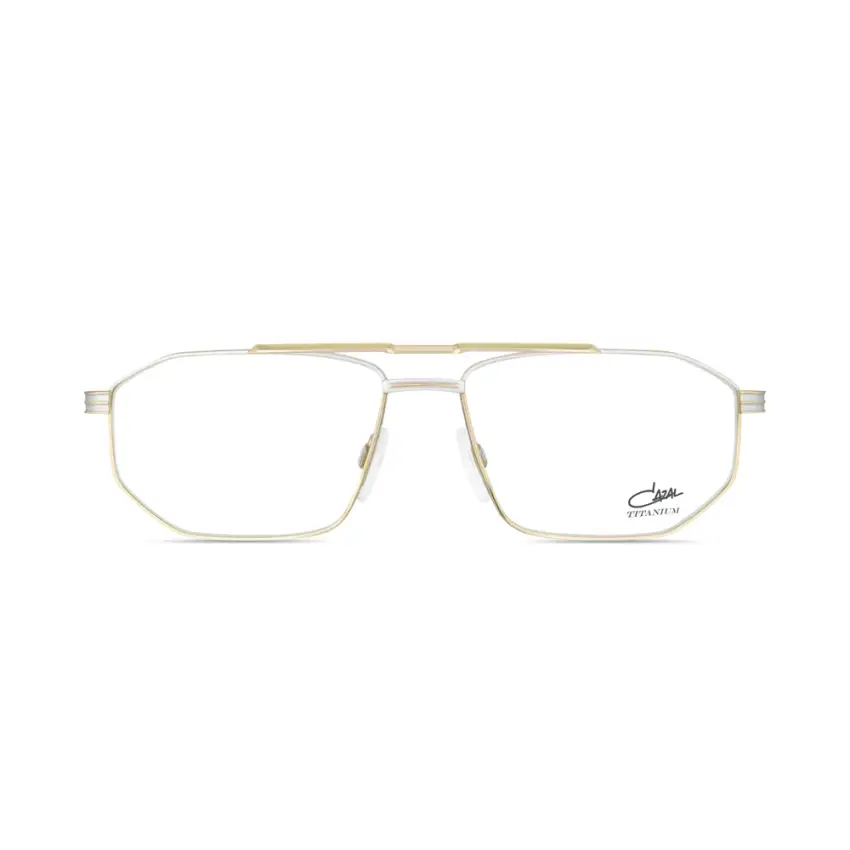 Cazal 7104 002 59 – Ochelari de soare unisex, Aurii, Pătrați, 59 mm