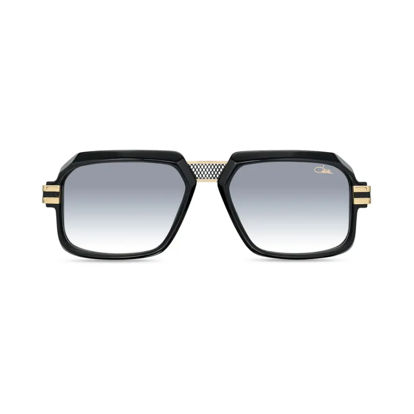 Cazal 8039 001 56 – Ochelari de soare unisex, Negri, Pătrați, 56 mm