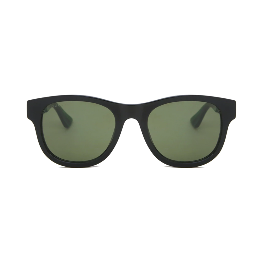 Gucci GG0003SN-002 – Ochelari de soare Bărbați, Negru/Verde, Rectangulari, 52 Gucci GG0003SN-002 – Ochelari de soare Bărbați, Negru/Verde, Rectangulari, 52