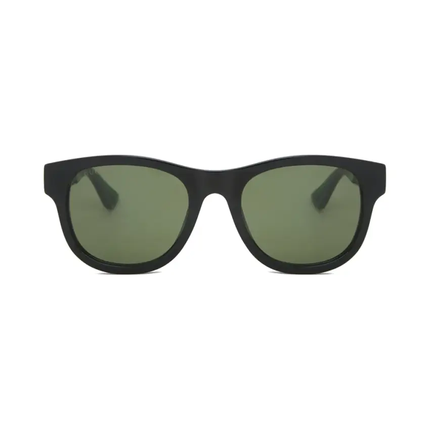 Gucci GG0003SN-002 – Ochelari de soare Bărbați, Negru/Verde, Rectangulari, 52