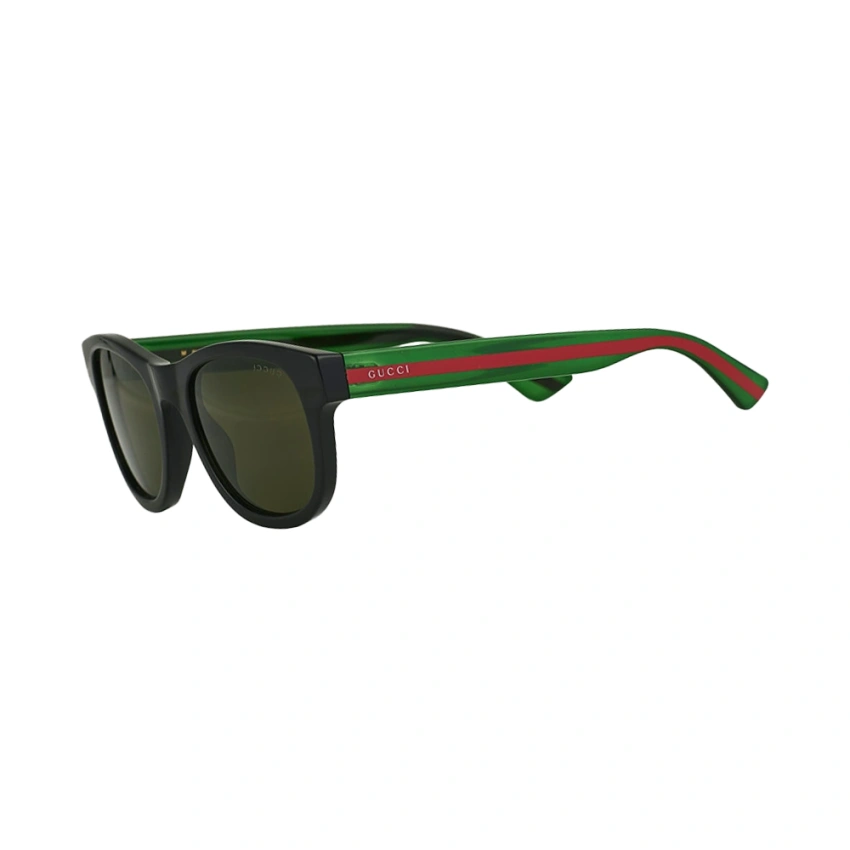 Gucci GG0003SN-002 – Ochelari de soare Bărbați, Negru/Verde, Rectangulari, 52 Gucci GG0003SN-002 – Ochelari de soare Bărbați, Negru/Verde, Rectangulari, 52