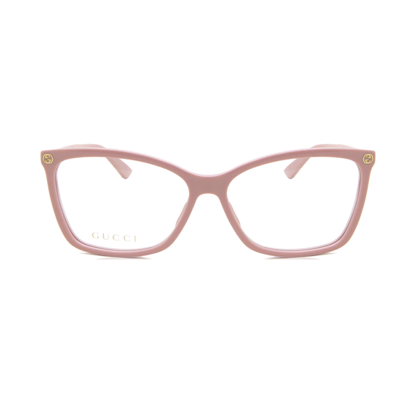 Gucci GG0025O-011 – Rame de vedere Femei, Roz, Cat Eye, 56 mm