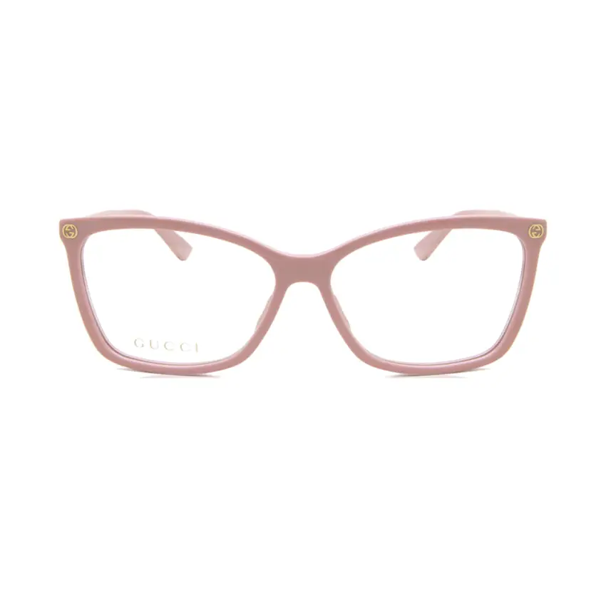 Gucci GG0025O-011 – Rame de vedere Femei, Roz, Cat Eye, 56 mm
