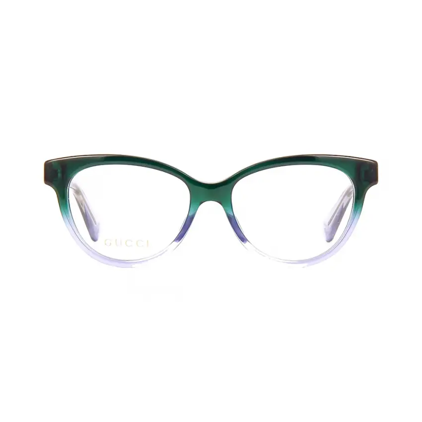 Gucci GG0373O-004 – Rame de vedere damă, Verde, Cat Eye, 52 mm
