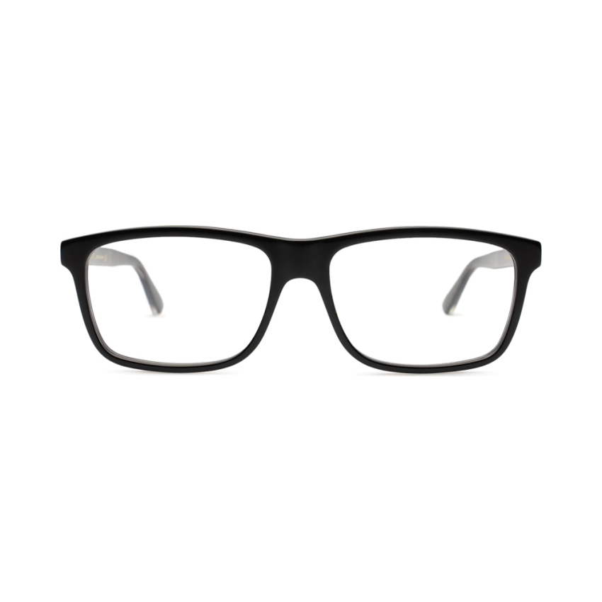 Gucci GG0384O-004 – Rame de vedere bărbați, Negru, Rectangular, 57 mm