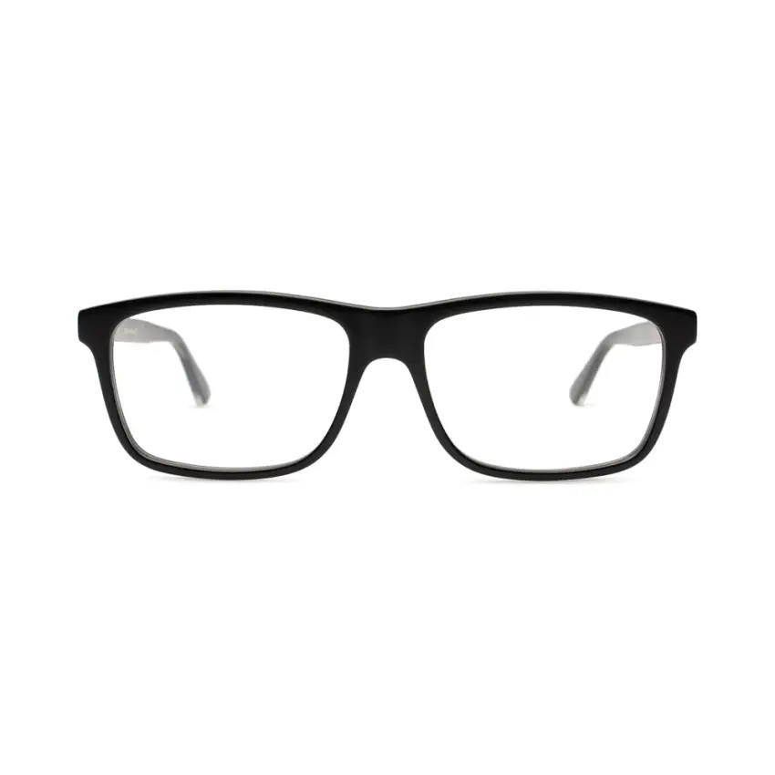 Gucci GG0384O-004 – Rame de vedere bărbați, Negru, Rectangular, 57 mm