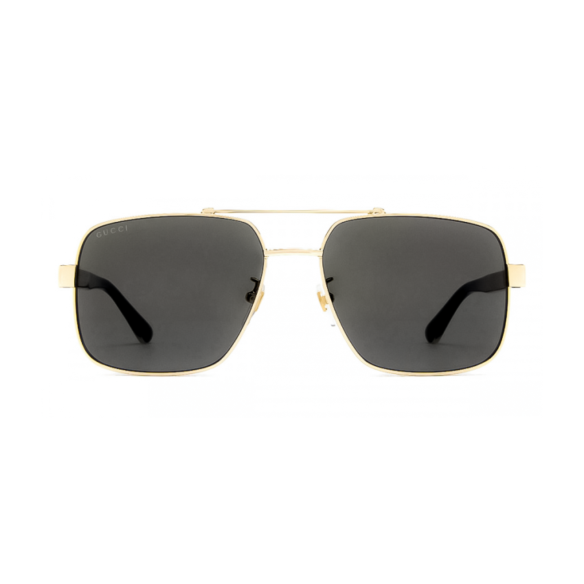 Gucci GG0529S-001 – Ochelari de soare bărbați, Auriu, Pilot, 60 mm