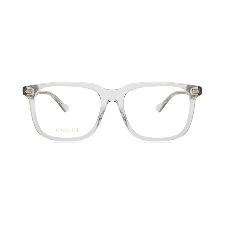 Gucci GG0737O-016 – Rame de vedere Bărbați, Gri, Rectangulari, 56 Gucci GG0737O-016 – Rame de vedere Bărbați, Gri, Rectangulari, 56