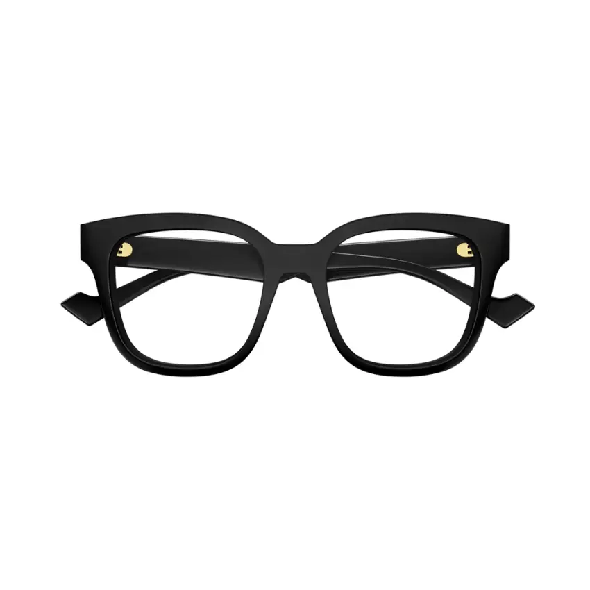 Gucci GG0958O-004 – Rame vedere Femei, Negru, Rectangulari, 52 mm