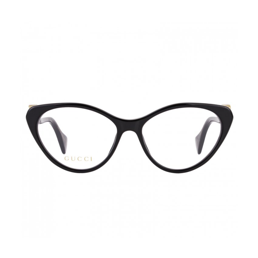 Gucci GG1013O-001 – Rame vedere Femei, Negru, Cat-Eye, 55 mm
