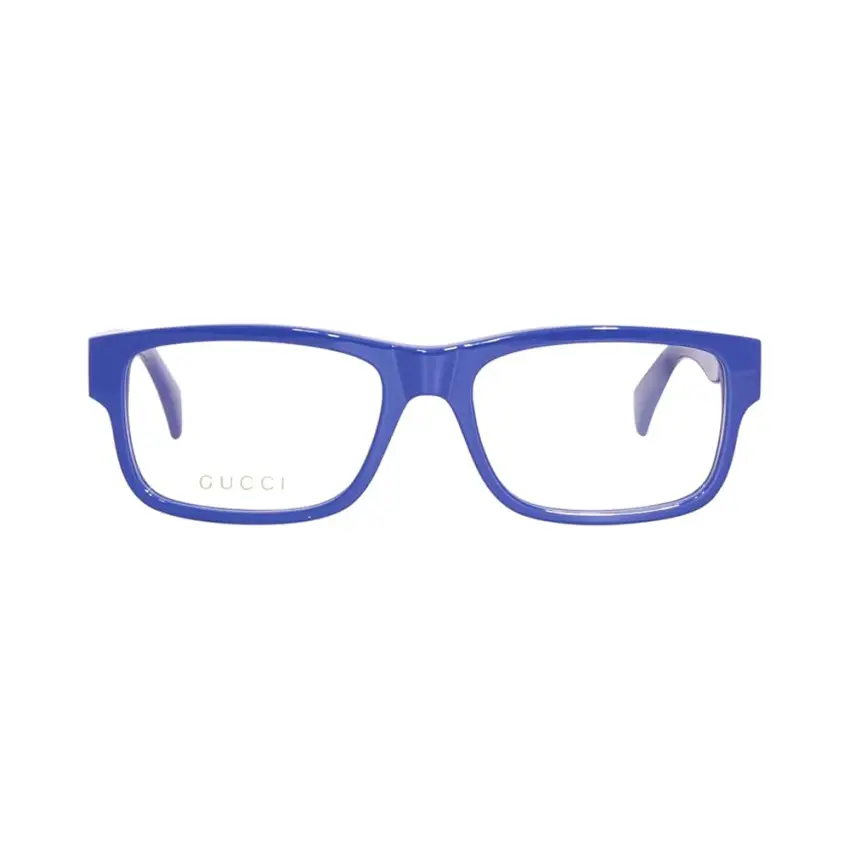 Gucci GG1141O-002 – Rame vedere Bărbați, Albastru, Rectangulari, 56 mm