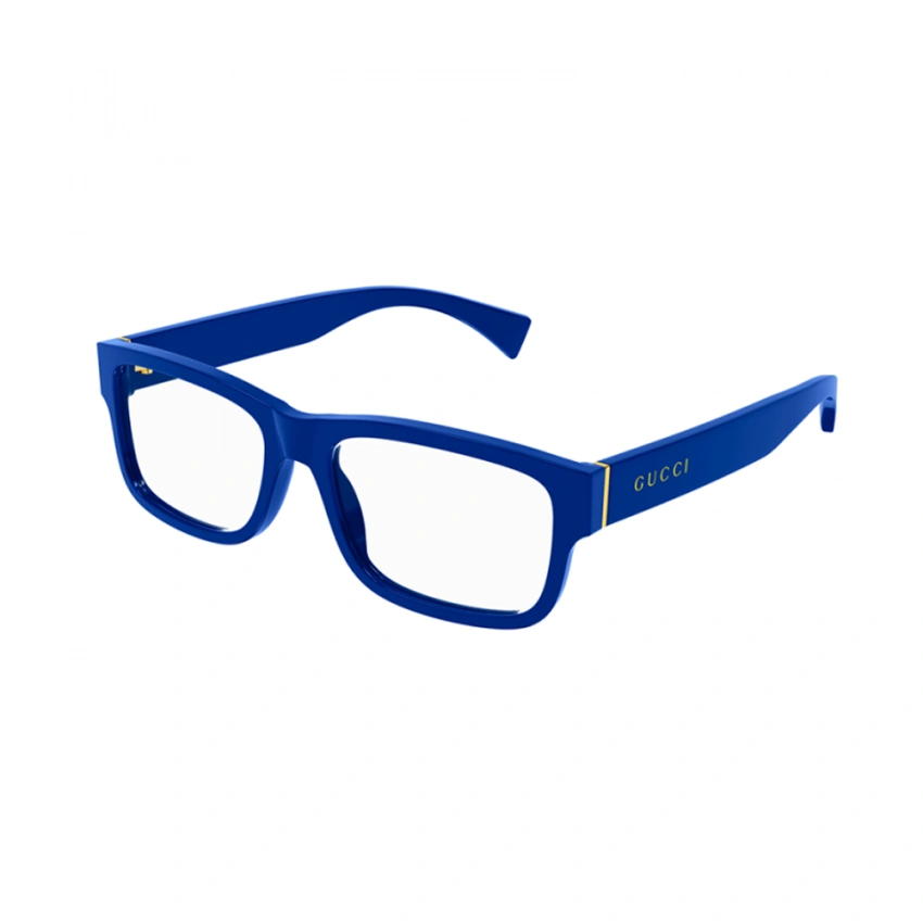 Gucci GG1141O-002 – Rame vedere Bărbați, Albastru, Rectangulari, 56 mm Gucci GG1141O-002 – Rame vedere Bărbați, Albastru, Rectangulari, 56 mm
