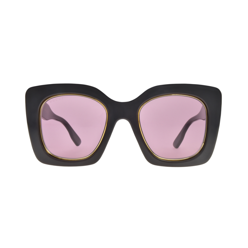 Gucci GG1151S-002 – Ochelari de soare Femei, Gri, Butterfly, 51 mm