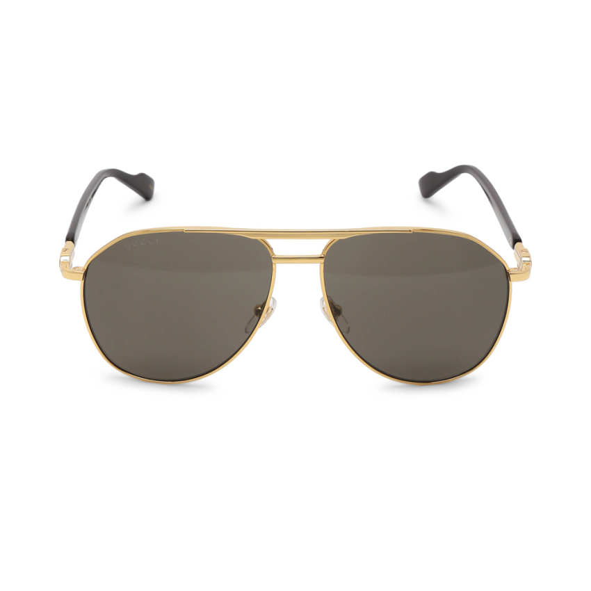 Gucci GG1220S-001 – Ochelari de soare Bărbați, Auriu, Aviator, 59