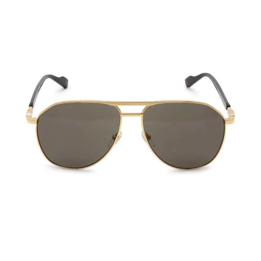 Gucci GG1220S-001 – Ochelari de soare Bărbați, Auriu, Aviator, 59