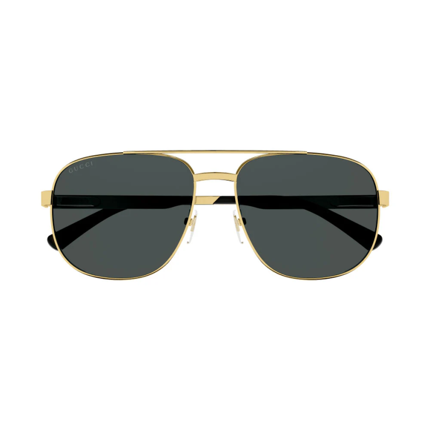 Gucci GG1223S-002 – Ochelari de soare Bărbați, Auriu, Aviator, 60 Gucci GG1223S-002 – Ochelari de soare Bărbați, Auriu, Aviator, 60