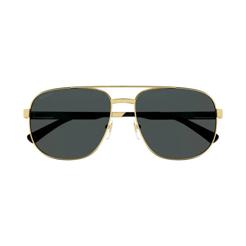 Gucci GG1223S-002 – Ochelari de soare Bărbați, Auriu, Aviator, 60