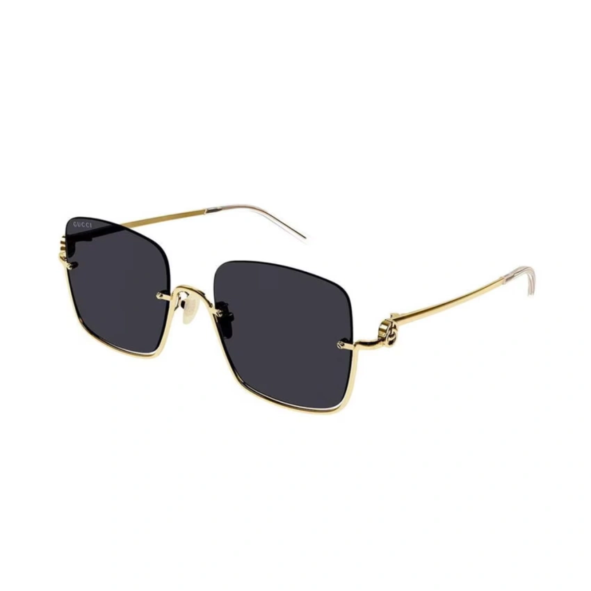 Gucci GG1279S-001 – Ochelari de soare Femei, Auriu, Pătrați Semi-Rimless, 54 Gucci GG1279S-001 – Ochelari de soare Femei, Auriu, Pătrați Semi-Rimless, 54