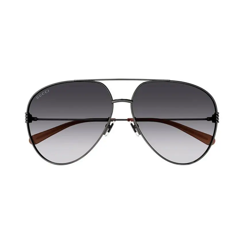 Gucci GG1280S-002 – Ochelari de soare Femei, Gri Ruthenium, Oversize, 62-13-140