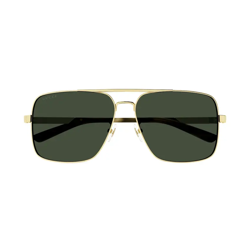 Gucci GG1289S-003 – Ochelari de soare Bărbați, Auriu Havana, Aviator, 62