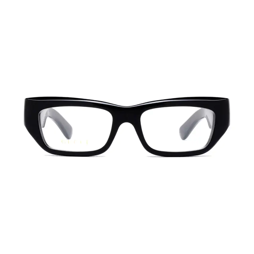 Gucci GG1297O-001 – Rame de vedere Bărbați, Negru, Rectangulare, 53-18-135