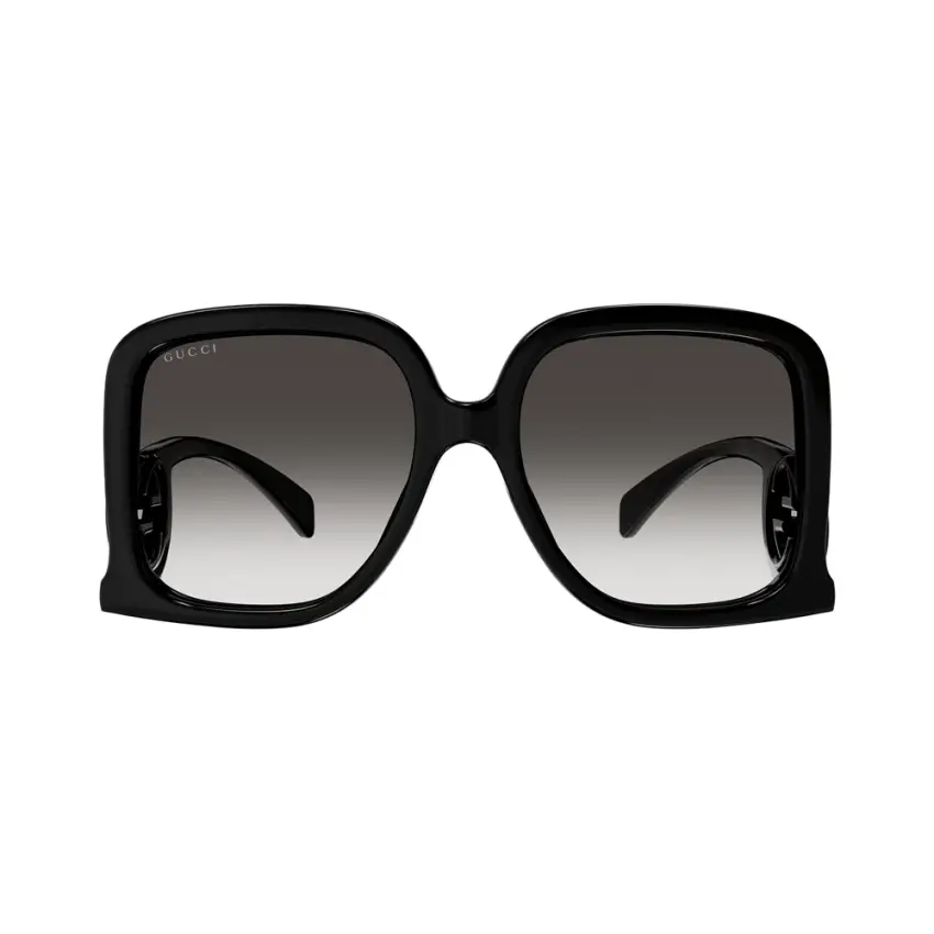 Gucci GG1326S-001 – Ochelari de soare Femei, Negru, Pătrați, 58-16-140
