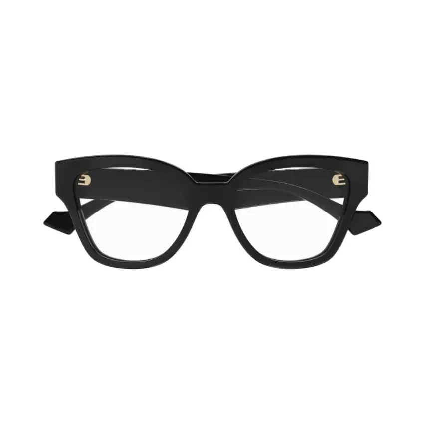 Gucci GG1424O-005 – Rame de vedere damă, Negre, Pătrate, 54 mm