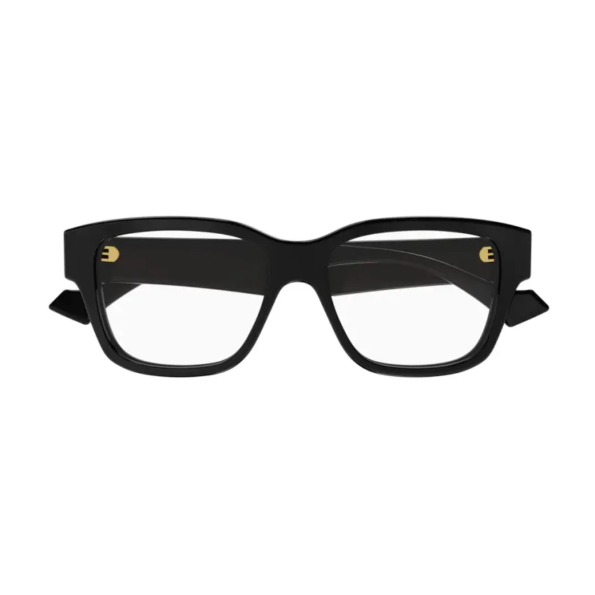 Gucci GG1428O-004 – Rame de vedere bărbați, Negre, Pătrate, 55 mm