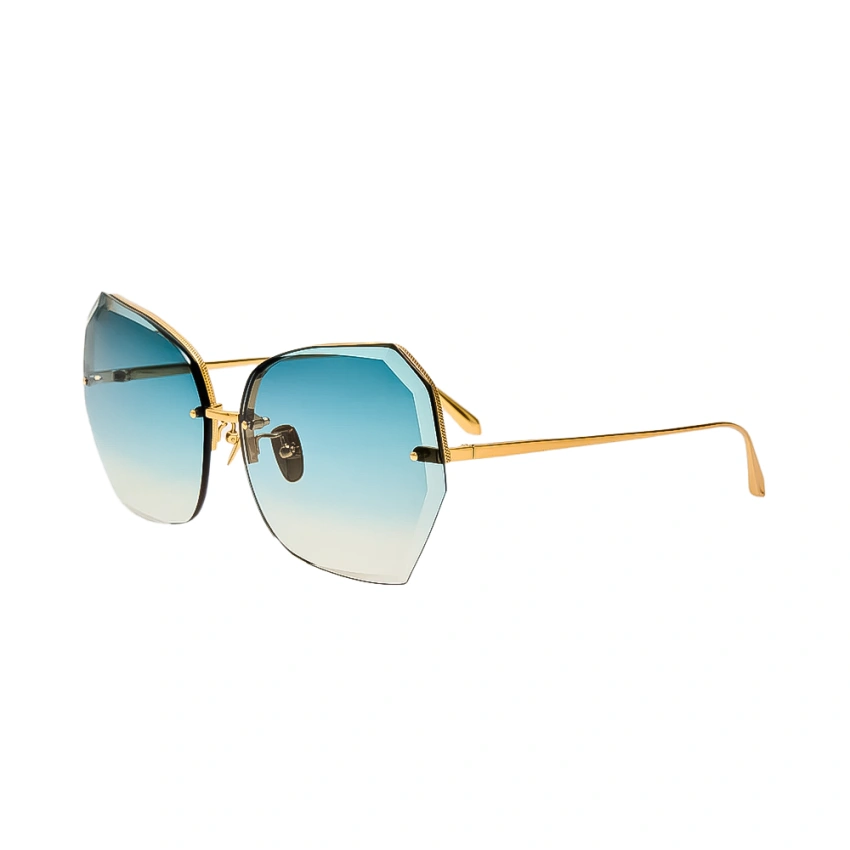 Linda Farrow LILA – Ochelari de soare Unisex, Auriu, Oversized, Rimless Linda Farrow LILA – Ochelari de soare Unisex, Auriu, Oversized, Rimless