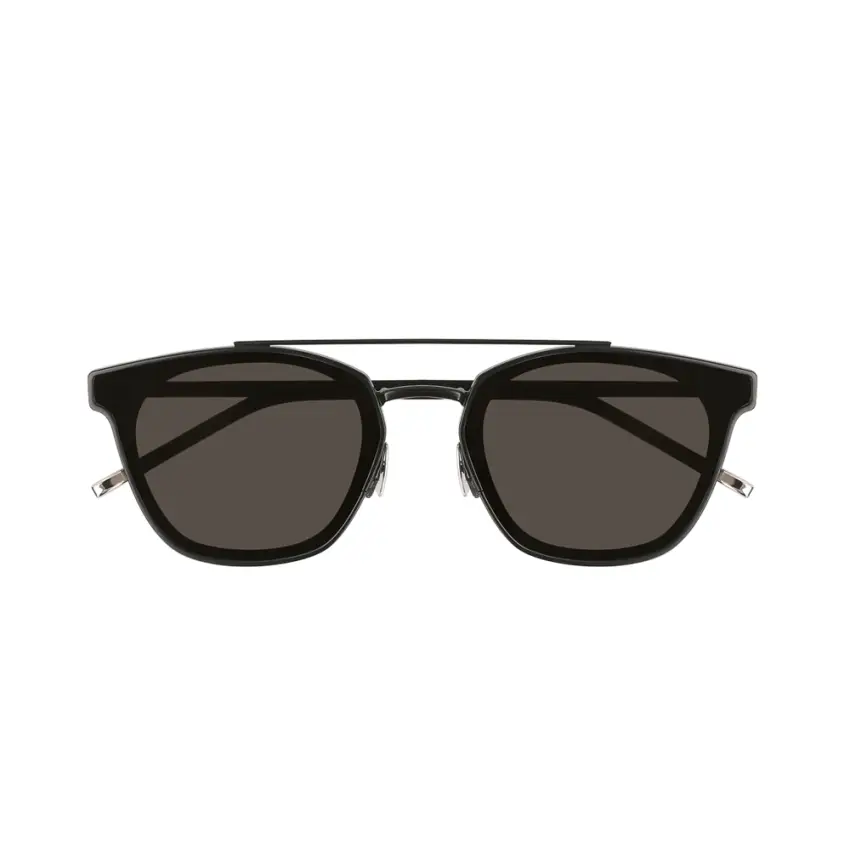 Saint Laurent SL 28 METAL-001 – Ochelari de soare Unisex, Negru, Metal, 61