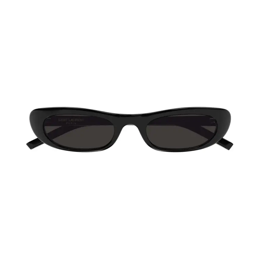 Saint Laurent SL 557 SHADE-001 – Ochelari de soare Femei, Negri, Dreptunghiulari, 53
