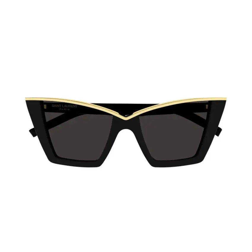 Saint Laurent SL 570 – Ochelari de soare Damă, Negru, Cat Eye, 54 mm