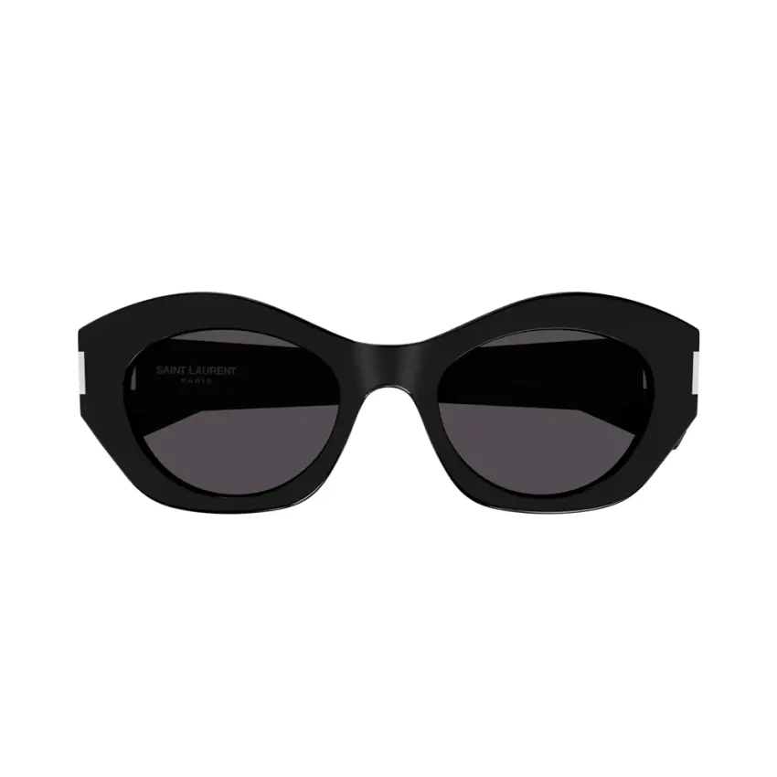Yves Saint Laurent SL 639 001 52 – Ochelari de soare damă, Negri, Cat-Eye, 52 mm
