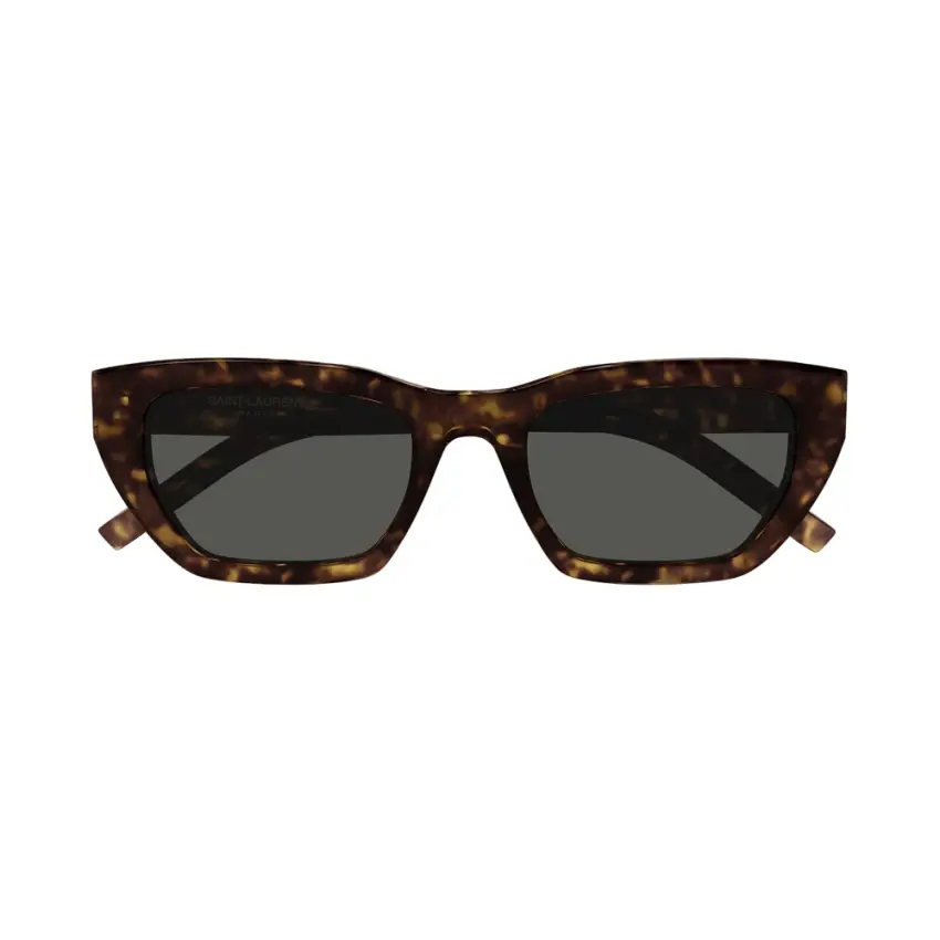 Yves Saint Laurent SL M127/F 002 53 – Ochelari de soare damă, Havana, Cat-Eye, 53 mm