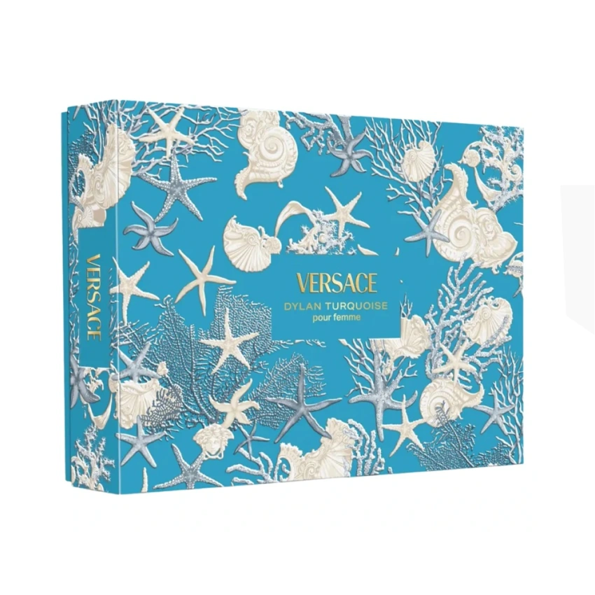 Versace Dylan Turquoise Set Cadou Apă de Toaletă Femei 100ml Parfum Versace Dylan Turquoise Set Cadou Apă de Toaletă Femei 100ml Parfum