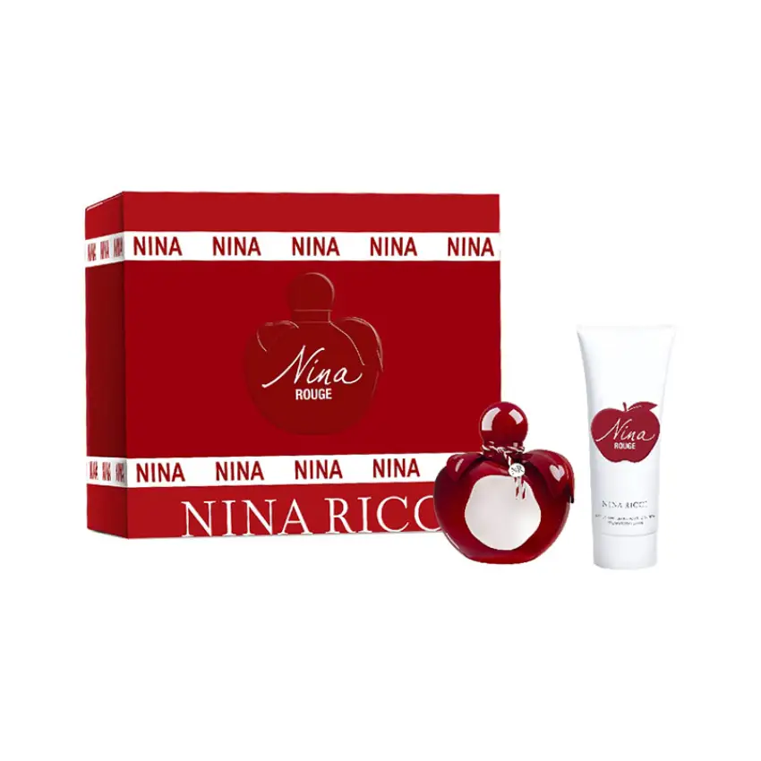 Set Cadou Nina Ricci Nina Rouge EDT 50 ml + Lotiune De Corp 75 ml