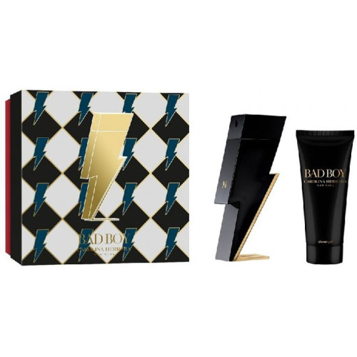 Set Cadou Carolina Herrera Bad Boy EDT 100 ml + Gel De Dus 100 ml