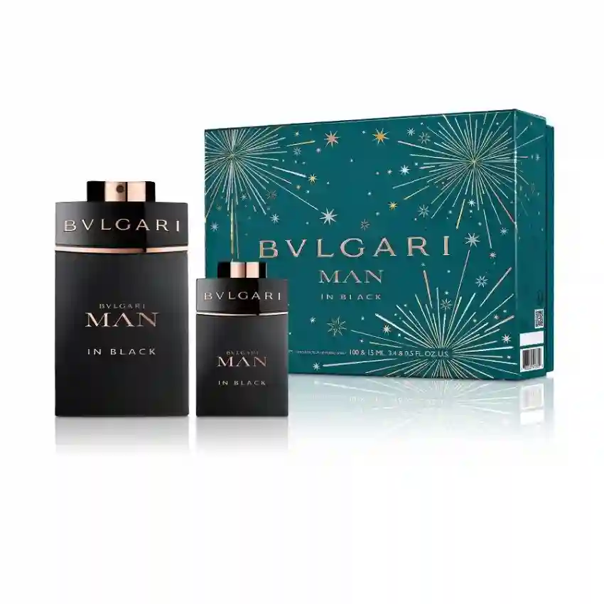 Set Cadou Bvlgari Man In Black EDP 100 ml + Travel Spray EDP 15 ml